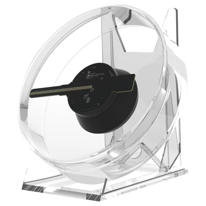 3D Holographic Projection Fan Tabletop USB Powered with Acrylic Stand Advertise Display for Holiday Birthday